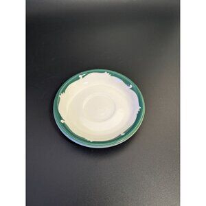 Syracuse China Wintergreen Saucer White Green Vintage USA